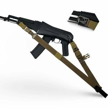 Ремінь збройовий одно/двоточковий Ragnarok "ODIN" "carbine " Койот ODIN-carbine5 фото