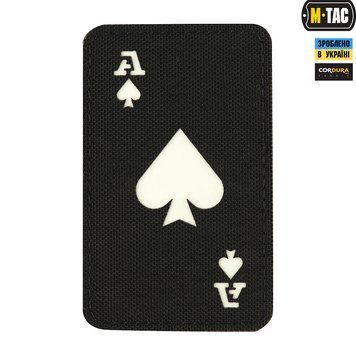 M-Tac нашивка Ace of Spades Laser Cut Black/GID 51109299 фото