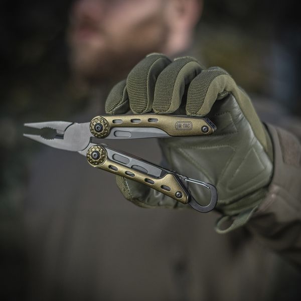 Мультитул M-Tac Type 5 Olive з карабіном (8 інструментів) 60022001 фото