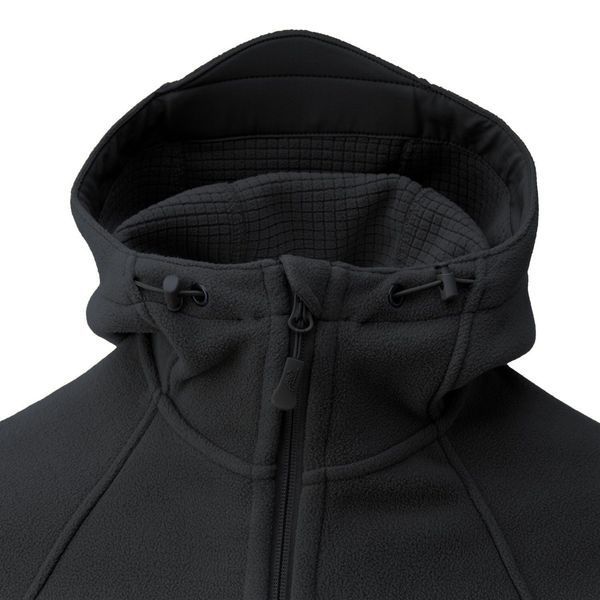 Флисовая кофта Helikon-tex Patriot Mk2 Hybrid Fleece - Black BL-PJ2-FH-01-B02 фото