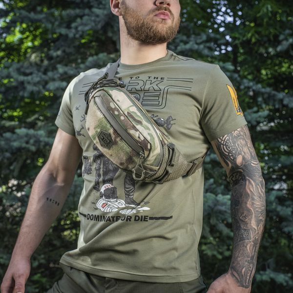 Сумка поясна M-Tac Waist Bag Elite Hex Multicam/Ranger Green Cordura 500D 10193238 фото