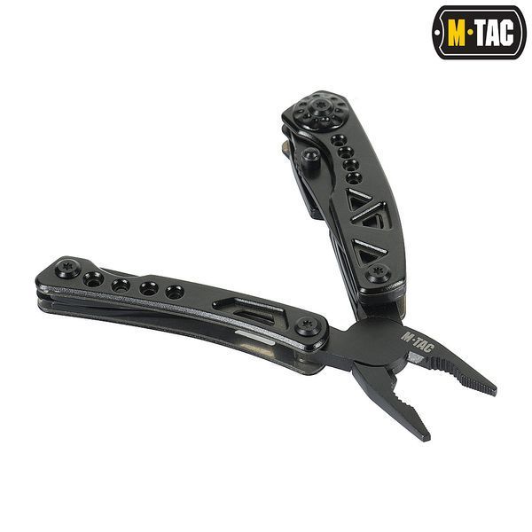 Мультитул M-Tac Type 6 Black/Olive з карабіном (7 інструментів) 60023201 фото