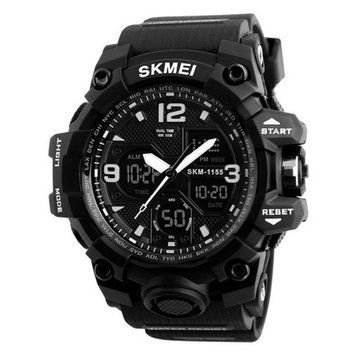Чоловічий годинник Skmei 1155 Black 175097 фото