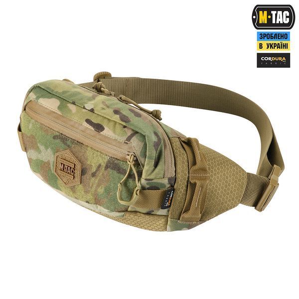 Сумка поясная M-Tac Waist Bag Elite Hex Multicam/Coyote Cordura 500D 10193508 фото