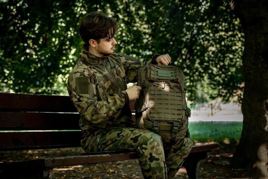 Рюкзак Mil-Tec Assault Pack Laser Cut Large 36 л - Olive 14002701 фото