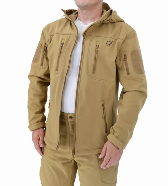 Куртка демисезонная Soft Shell ESDY Coyote 4832468-S фото