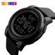 Чоловічий годинник Skmei 1257BK All Black 123585 фото 3