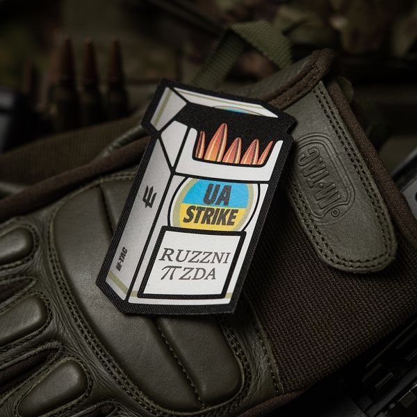 M-Tac нашивка UA STRIKE Black 51356002 фото