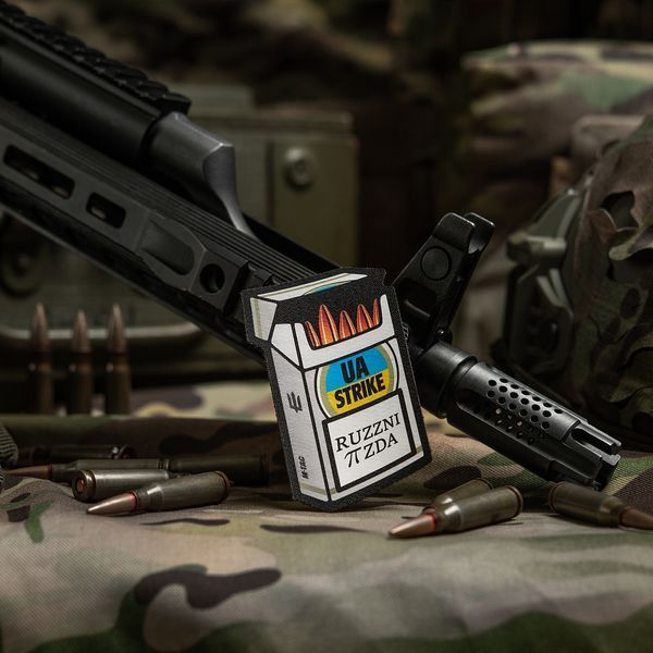 M-Tac нашивка UA STRIKE Black 51356002 фото