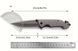 Нож складной Browning F38 Grey  1697 фото 5