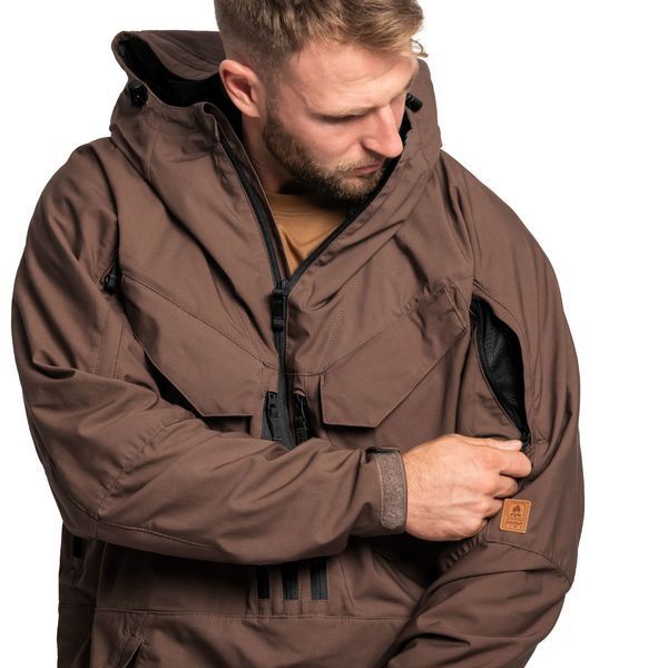 Куртка-анорак Helikon-tex Pilgrim Anorak - Earth Brown/Black KU-PGM-DC-0A01A-B02 фото