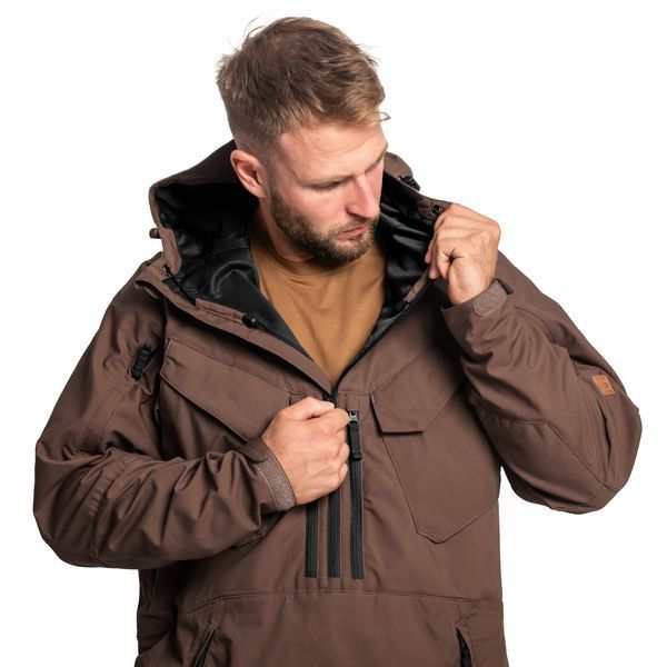 Куртка-анорак Helikon-tex Pilgrim Anorak - Earth Brown/Black KU-PGM-DC-0A01A-B02 фото