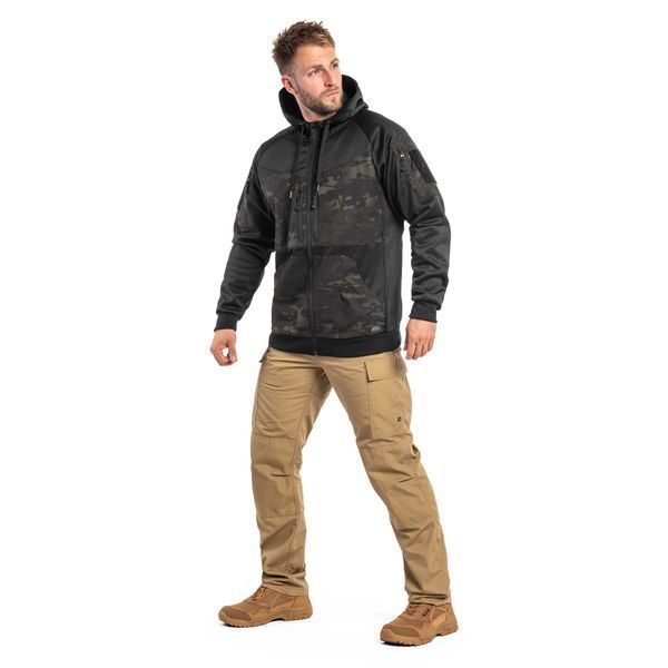 Кофта худі Helikon Rogue Hoodie - Black/MultiCam Black  Fullzip- BM2 фото