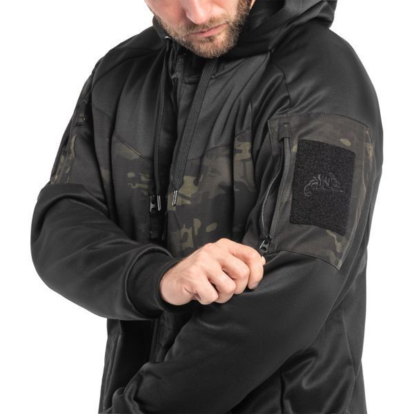 Кофта худі Helikon Rogue Hoodie - Black/MultiCam Black  Fullzip- BM2 фото