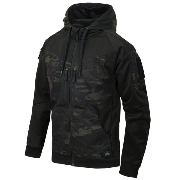 Кофта худі Helikon Rogue Hoodie - Black/MultiCam Black  Fullzip- BM2 фото