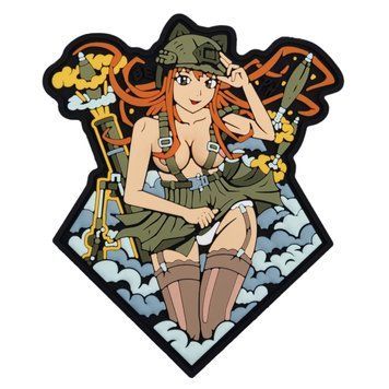 ПВХ Патч (шеврон) "Anime Girl" BE-258 фото
