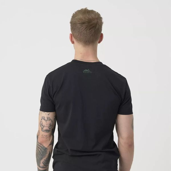 Футболка с принтом T-Shirt Helikon 16/203 Combo - Black/US Woodland TS-COM-CO-B03 фото