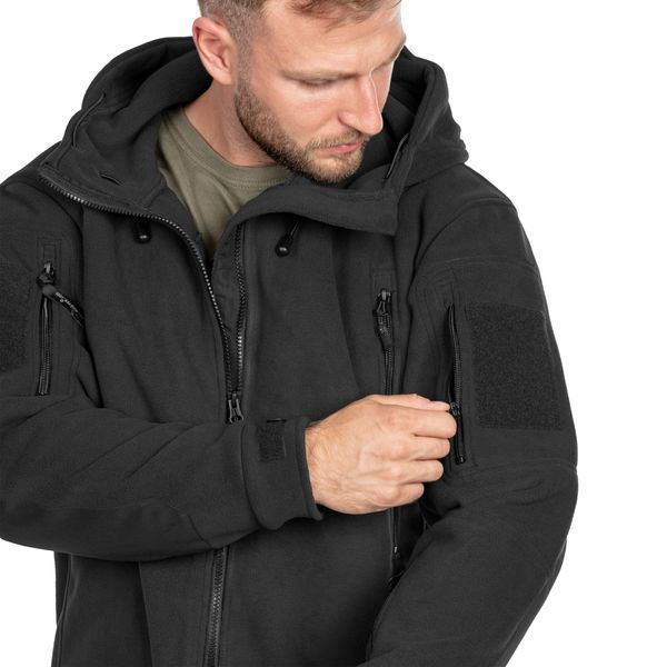 Флісова кофта Helikon-tex Patriot - Black BL-PAT-HF-01-B02 фото