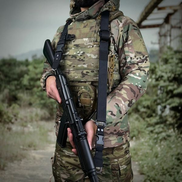 Ремінь збройовий одно/двоточковий Ragnarok "ODIN" "carbine " Чорний ODIN-carbine1 фото