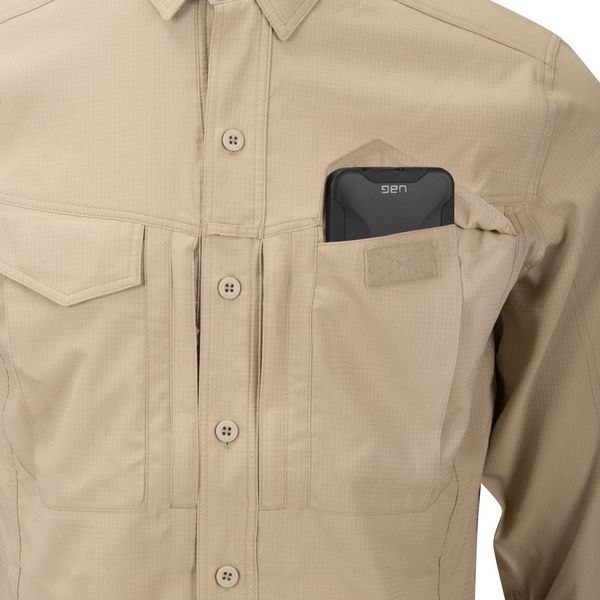 Сорочка Helikon-tex Defender Mk2 Tropical Shirt Silver Mink 4362624 фото