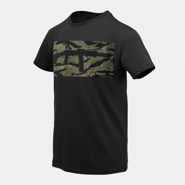 Футболка з принтом T-Shirt Helikon RPD - Black/Tiger Stripe TS-RPD-CO-B03 фото