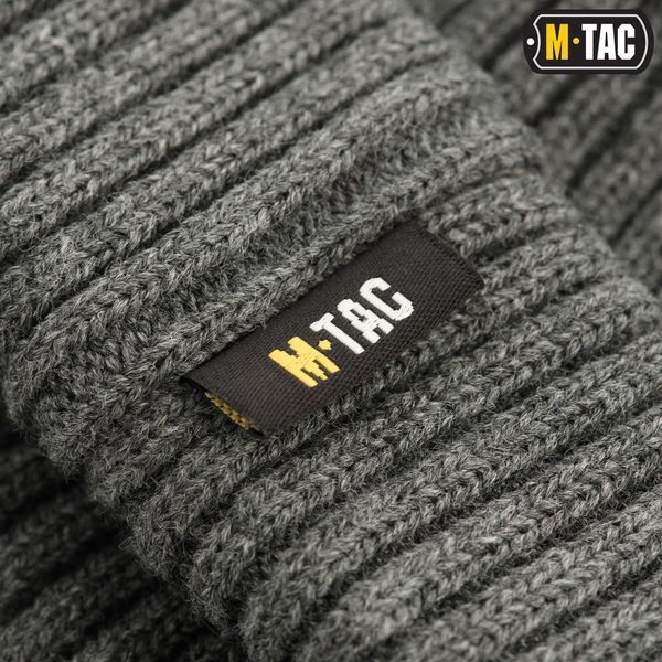 Шапка в'язана M-Tac 100% акрил Grey 40544011-M фото