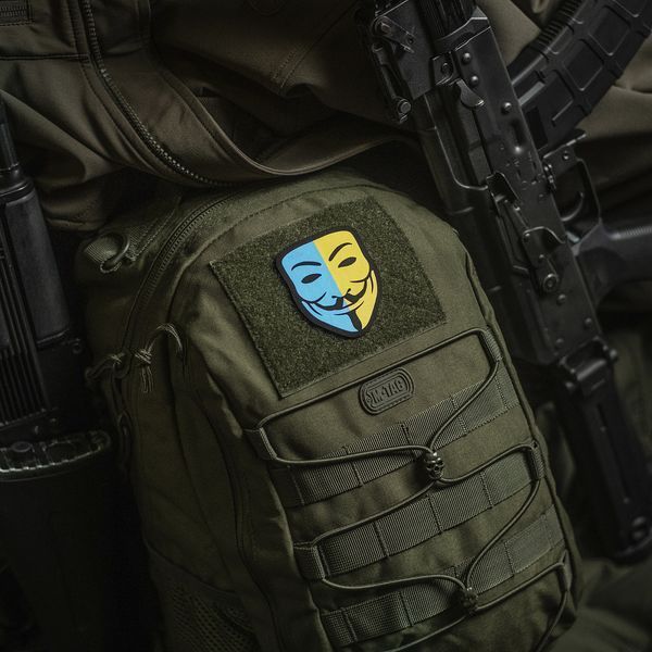 M-Tac нашивка Anonymous Black/Yellow/Blue 51313002 фото