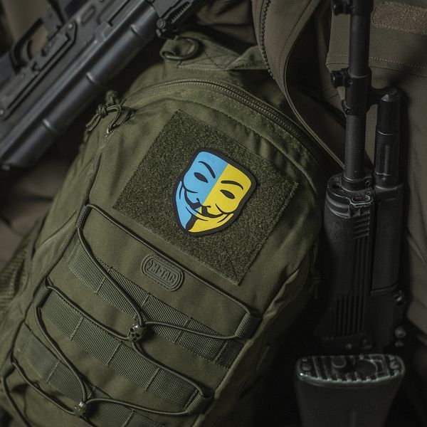 M-Tac нашивка Anonymous Black/Yellow/Blue 51313002 фото