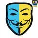 M-Tac нашивка Anonymous Black/Yellow/Blue 51313002 фото 1
