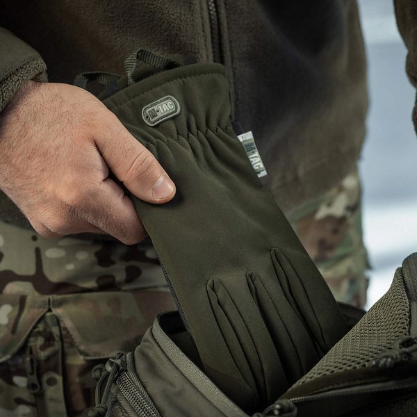 M-Tac перчатки Soft Shell Thinsulate Olive 90308001 фото