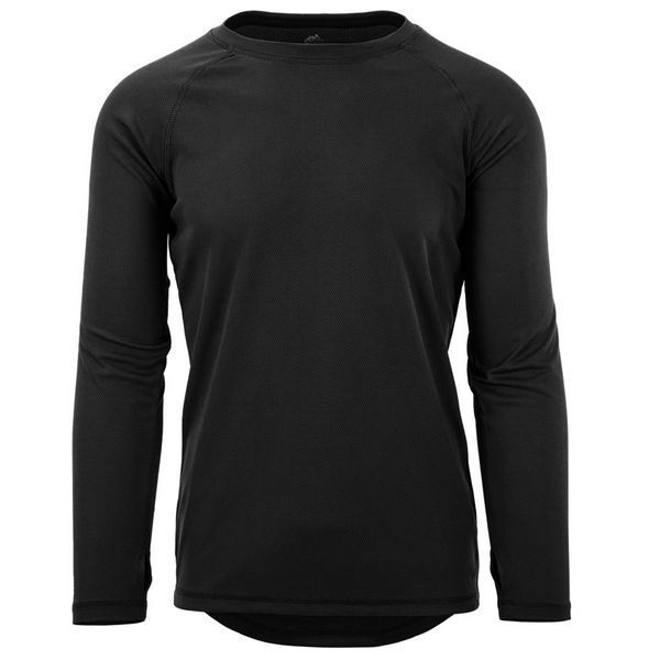 Термоактивная футболка Helikon-tex US LVL 1 Long Sleeve - Black BL-UN1-PO-01-B02 фото