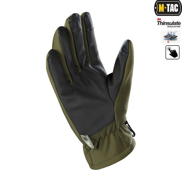 M-Tac перчатки Soft Shell Thinsulate Olive 90308001 фото