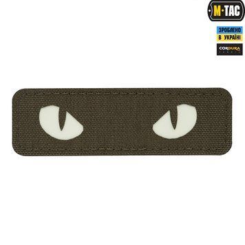 M-Tac нашивка Cat Eyes Laser Cut Ranger Green/GID 51009239 фото