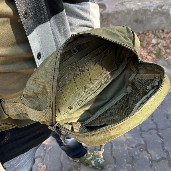 Сумка поясная Helikon-Tex&reg; Bandicoot&reg; Waist Pack - Cordura&reg; - Olive Green  TB-BDC-CD-02  фото