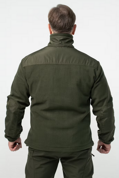 Флісова кофта R-Military з нейлоновими вставками Olive 58785655-46 фото
