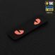M-Tac нашивка Cat Eyes Laser Cut Black/Red/GID 51495992 фото 2