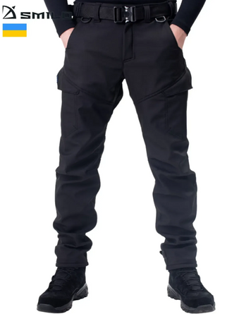 Тактические штаны SMILO cargo softshell Black 264376 фото