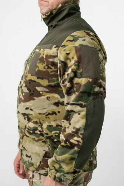 Флісова кофта R-Military з нейлоновими вставками Multicam 3215632 фото