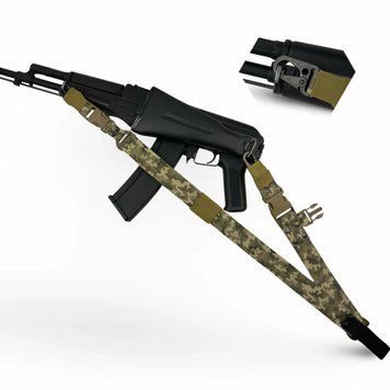 Ремінь збройовий одно/двоточковий Ragnarok "ODIN" "carbine " Піксель ODIN-carbine2 фото