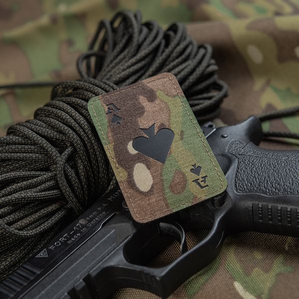 M-Tac нашивка Ace of Spades Laser Cut Multicam/Black 51109802 фото
