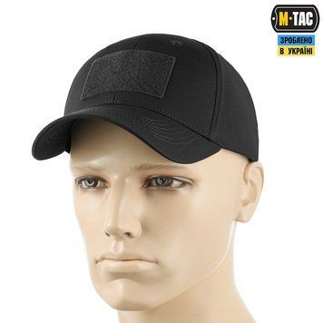 Бейсболка M-TAC тактическая Elite Flex рип-стоп Black 40523002 фото