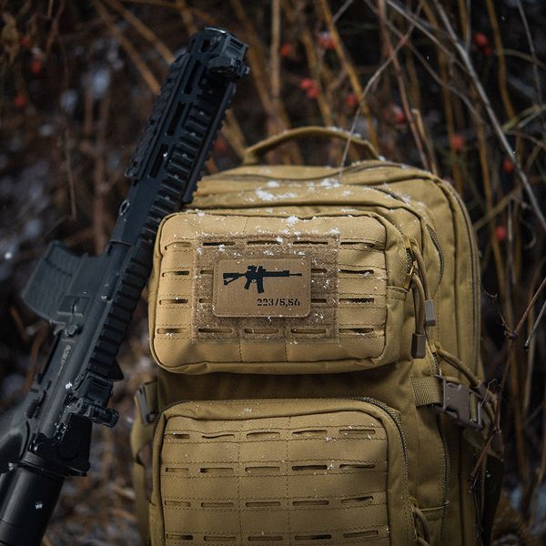 M-Tac нашивка AR-15 .223/5,56 Laser Cut Coyote/Black 51111502 фото