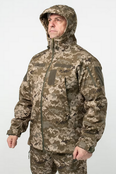 Куртка демисезонная SoftShell MM-14 Пиксель ЗСУ 51134566-44 фото