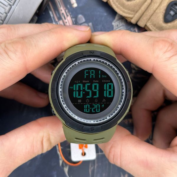 Чоловічий годинник Skmei 1251AG Military 107590 фото