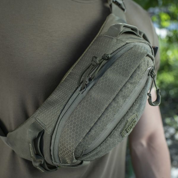 Сумка поясна M-Tac Waist Bag Elite Hex Ranger Green Cordura 500D 10193023 фото