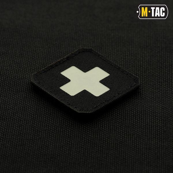 M-Tac нашивка Medic Cross Laser Cut Black/GID 51122299 фото